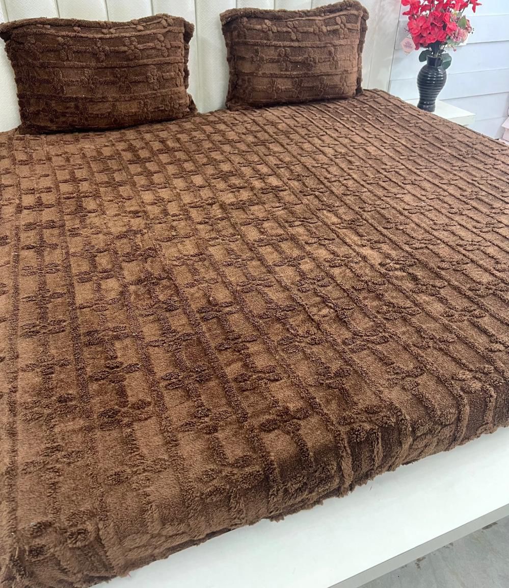 BRUSSELS WARM KING SIZE FITTED BEDSHEET