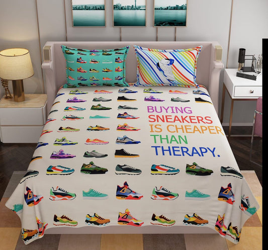 THEME BASED DIGITAL PRINT BEDSHEET KING SIZE