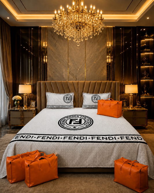 4 PCS BRANDS COMFORTER SET
