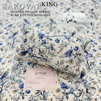 SAROVER KING SIZE QUILTED BEDSHEEET