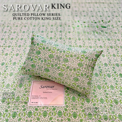 SAROVER KING SIZE QUILTED BEDSHEEET