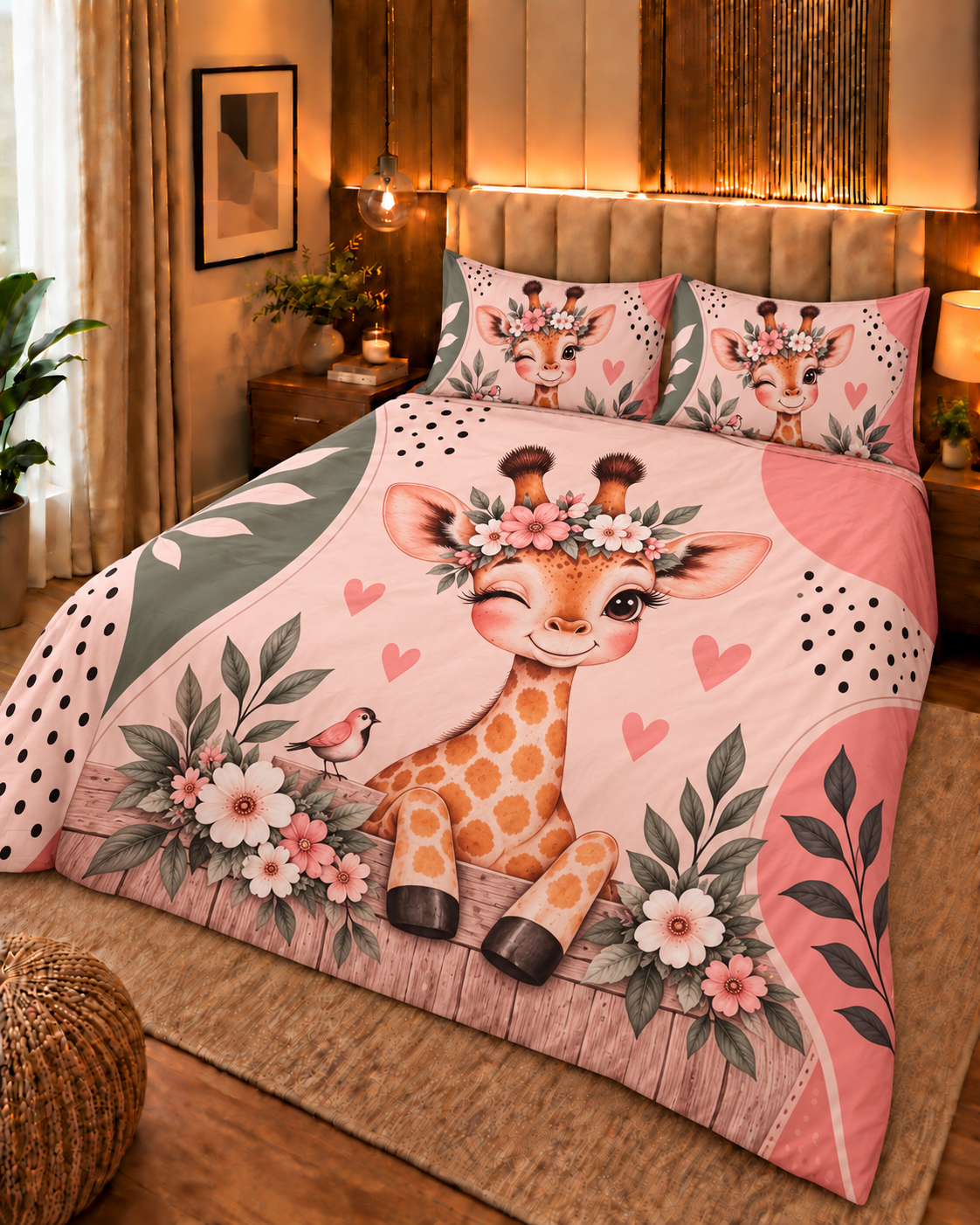 7D DIGITAL PANEL PRINT BEDSHEET