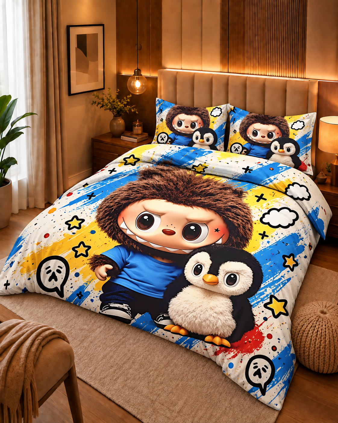 7D DIGITAL PANEL PRINT BEDSHEET