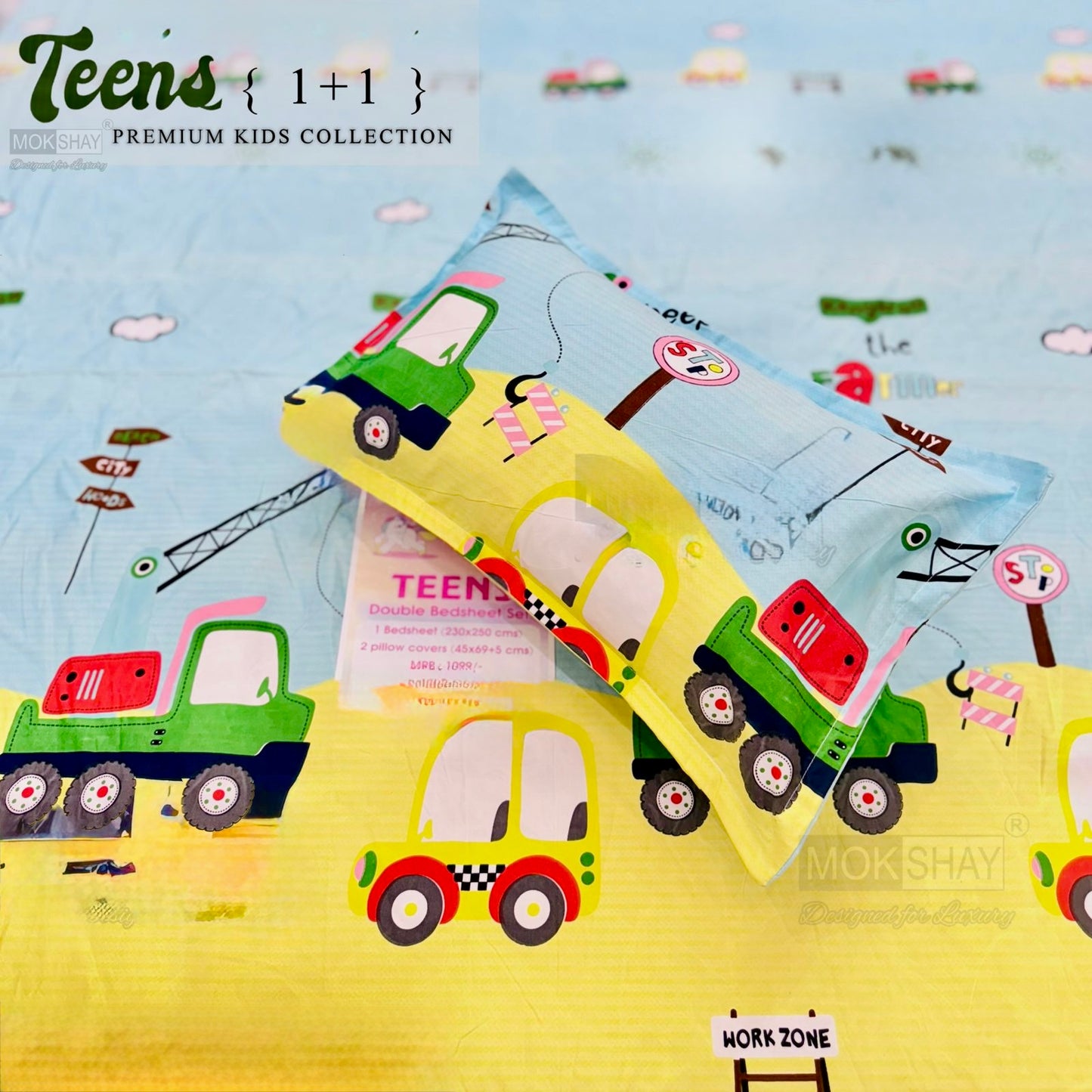 KIDS ELASTIC FITTED BEDSHEET