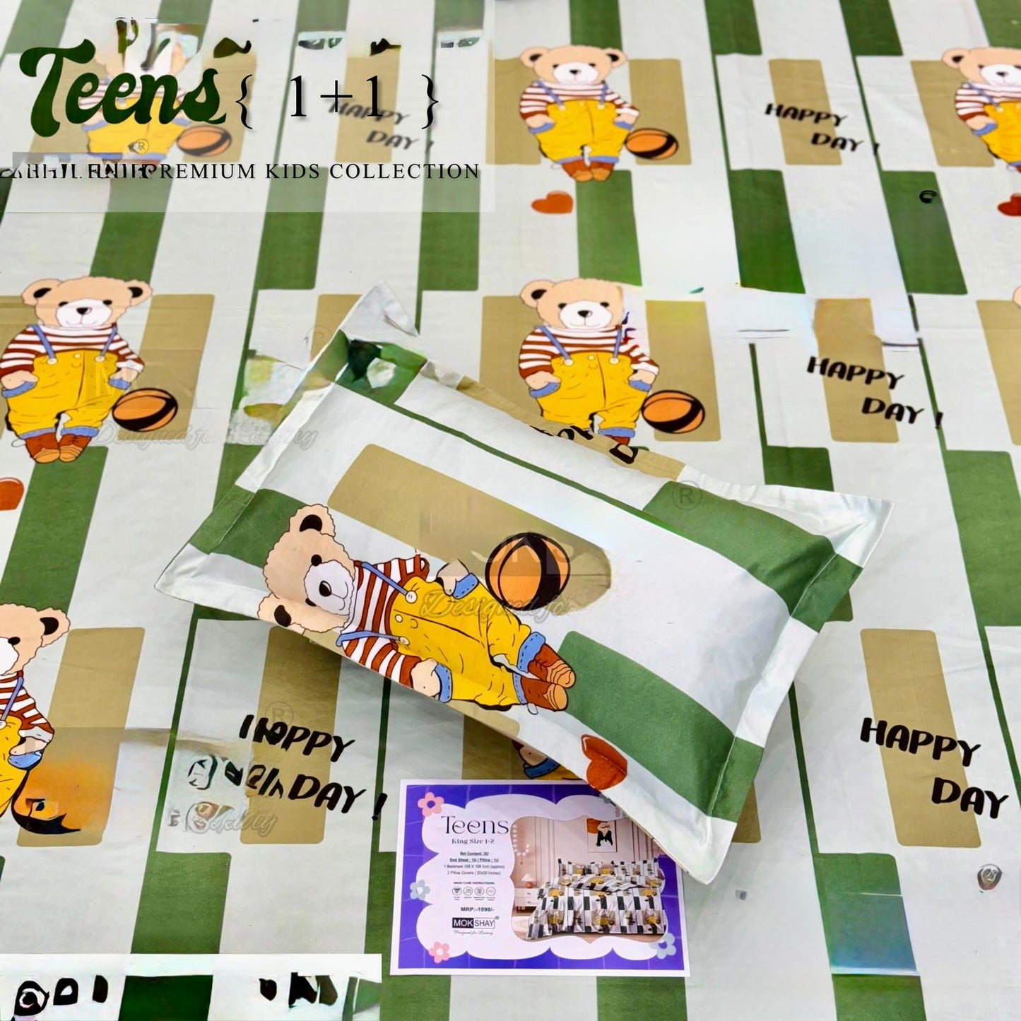 KIDS ELASTIC FITTED BEDSHEET
