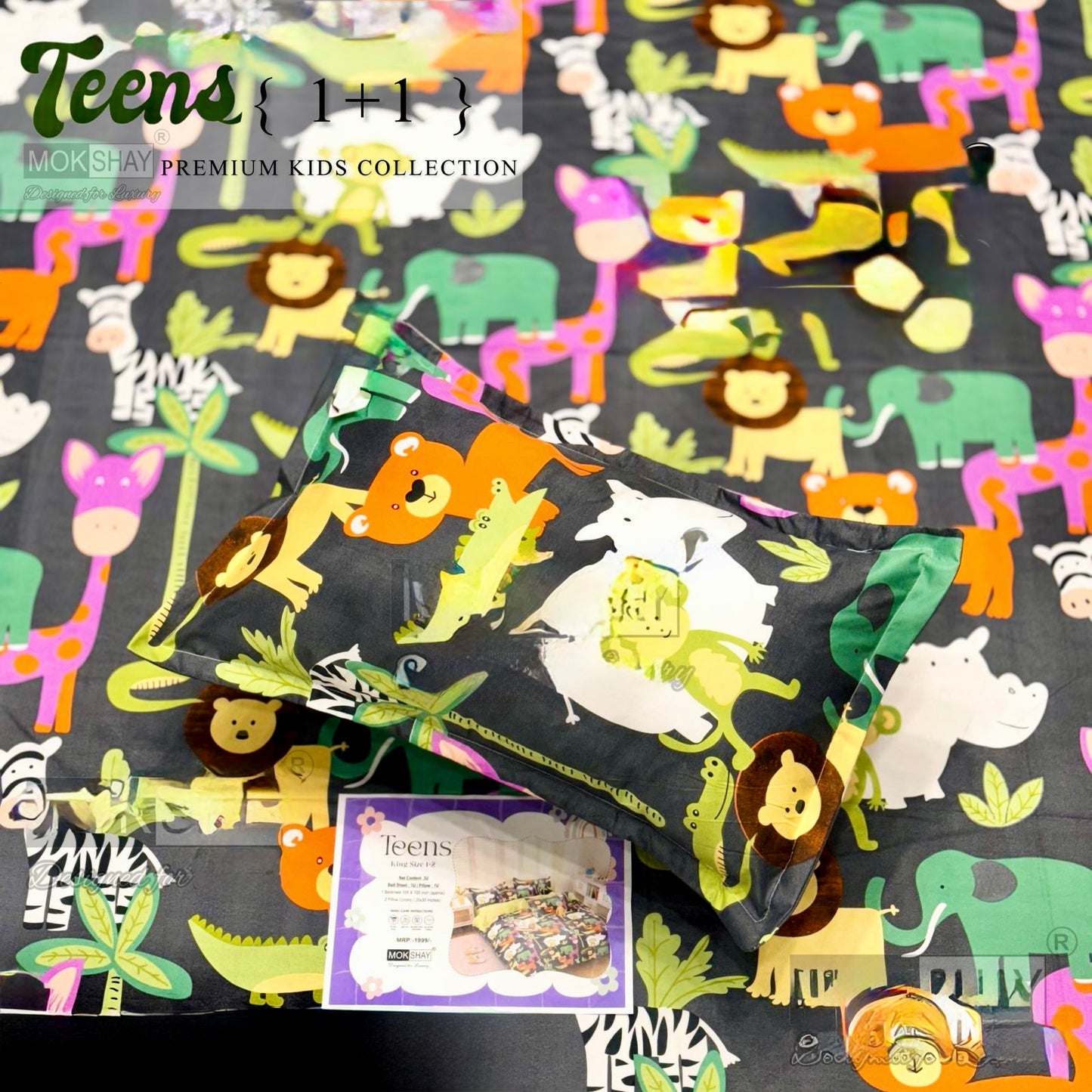 KIDS ELASTIC FITTED BEDSHEET