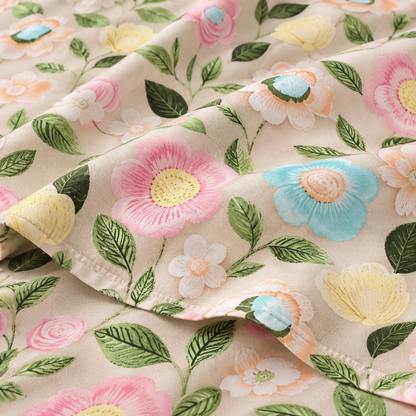 Multiflower Floral - King - 7D Design Fitted Bedsheet (78×72 inches)