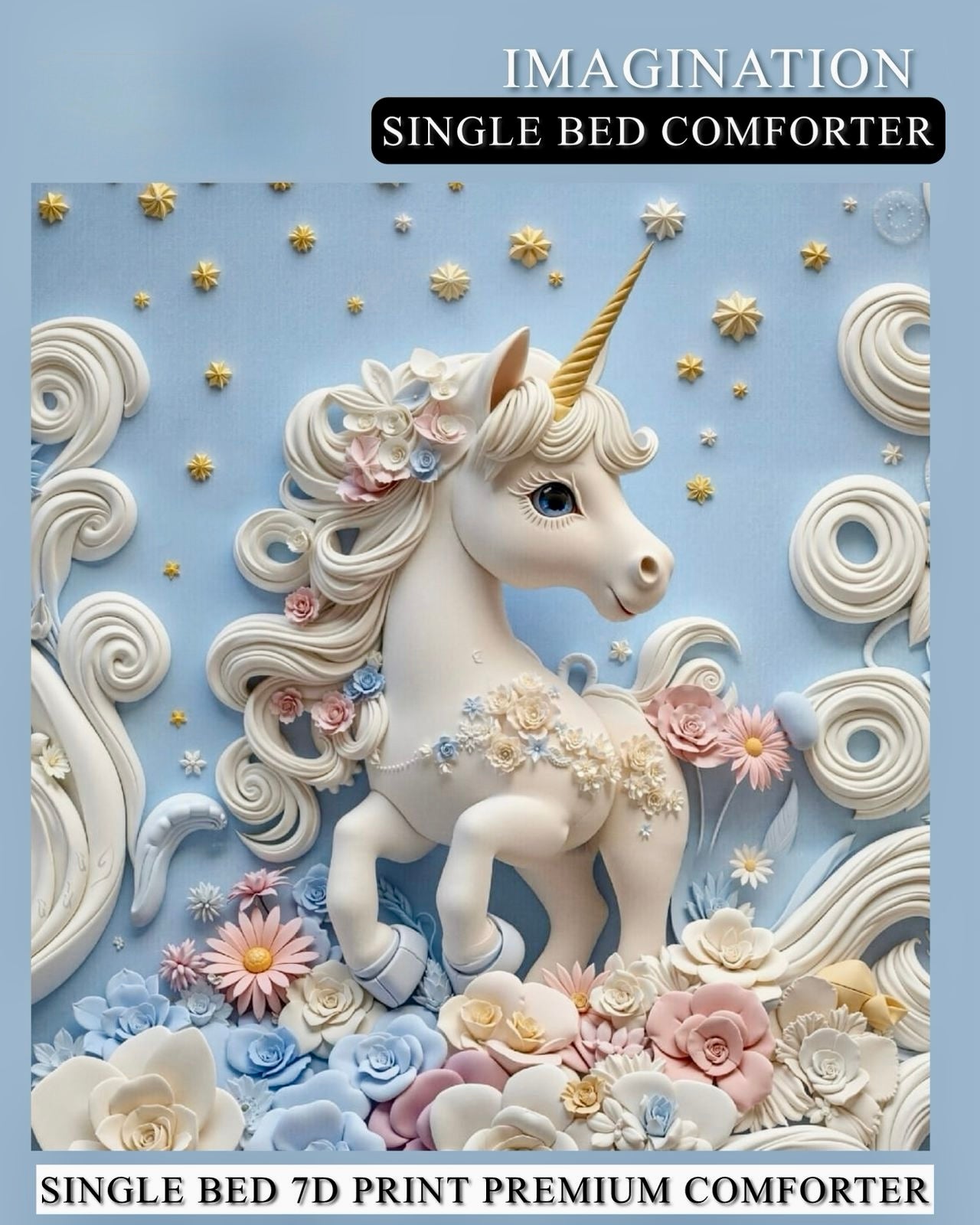 7D SINGLE BED COMFORTERS