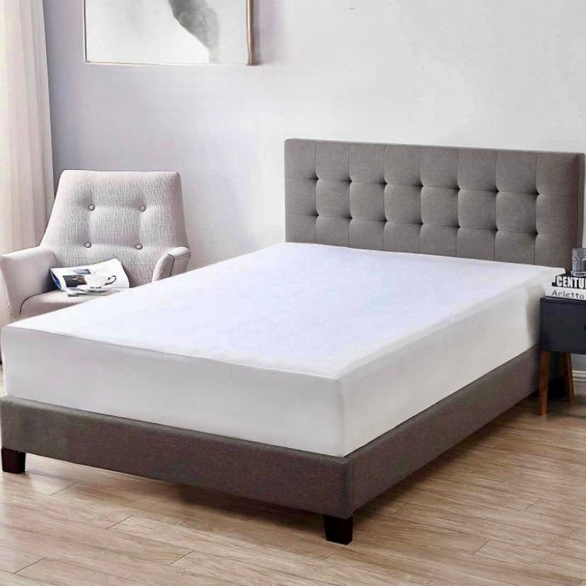 BLUSH COTTON TERRY WATERPROOF MATTRESS PROTECTOR