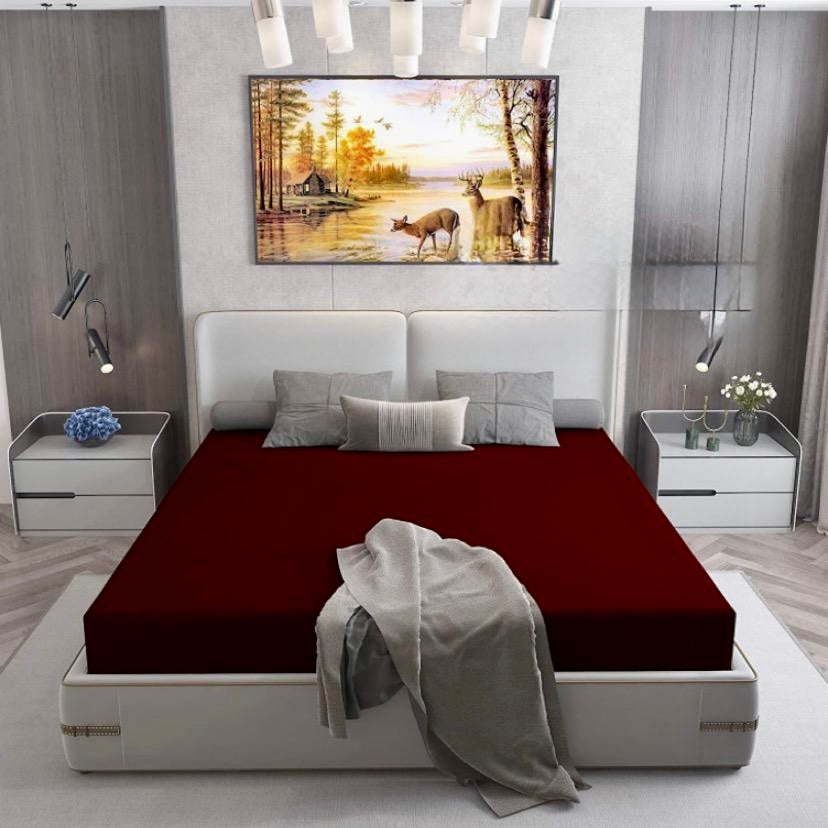 BLUSH COTTON TERRY WATERPROOF MATTRESS PROTECTOR