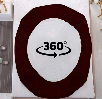 BLUSH COTTON TERRY WATERPROOF MATTRESS PROTECTOR
