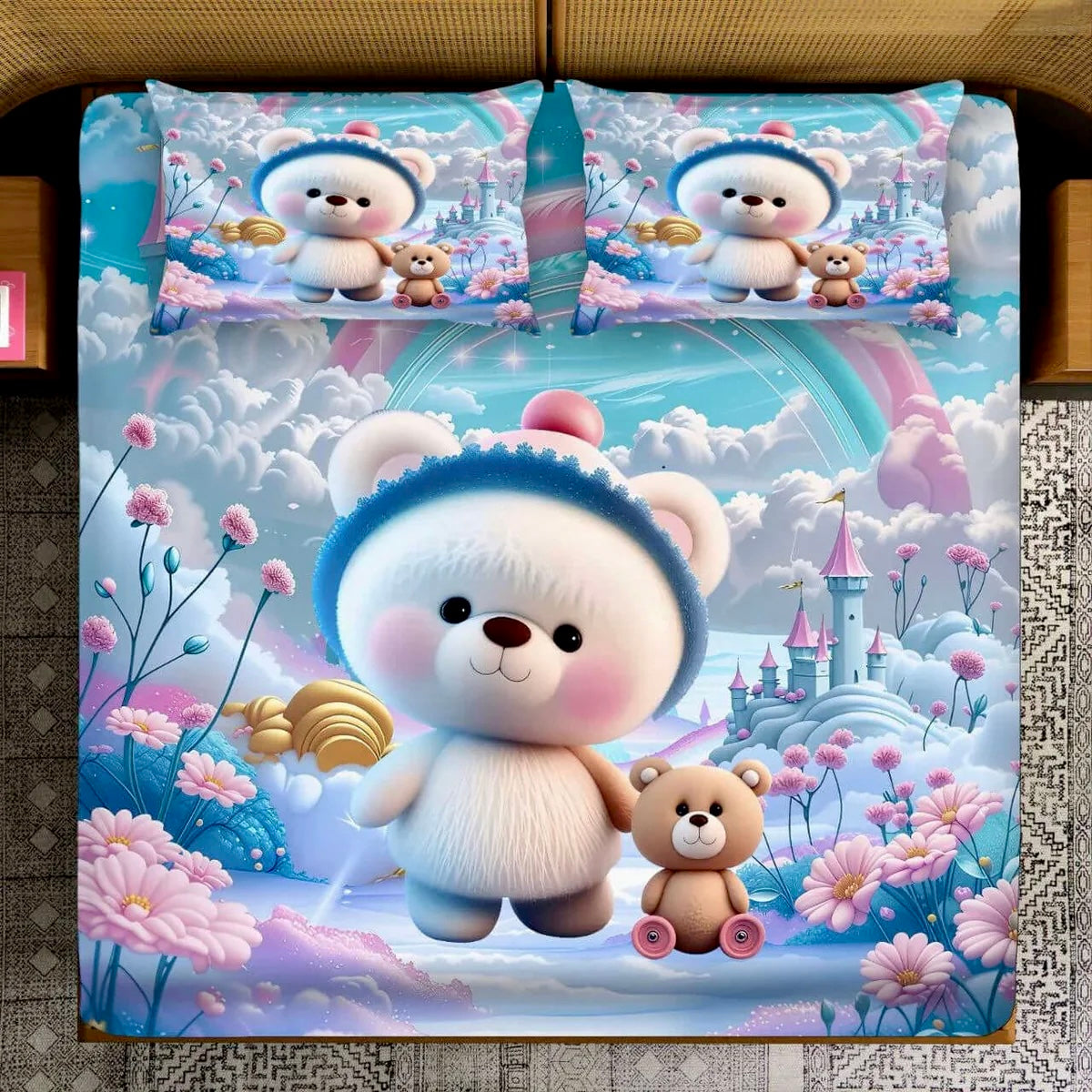 7D DIGITAL PANEL PRINT BEDSHEET
