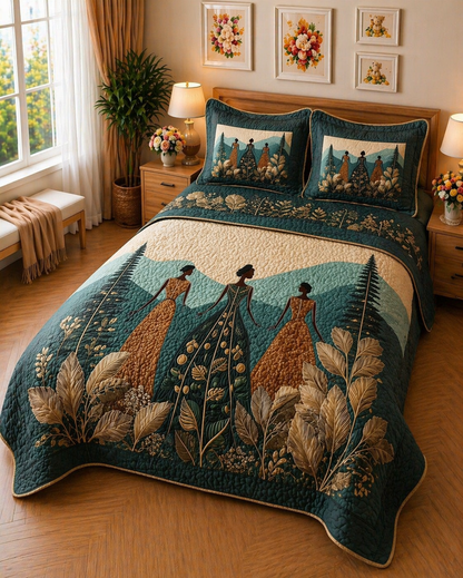 FAUX QUILTING EFFECTS DIGITAL PRINTS SUPERKING SIZE