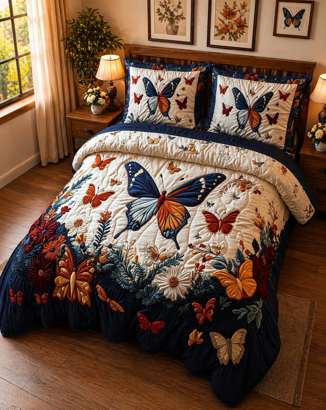 FAUX QUILTING EFFECTS DIGITAL PRINTS SUPERKING SIZE