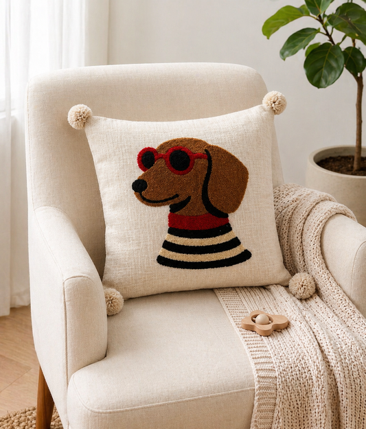 CUDDLE KIDS Hand Stitch Throw Cushion Covers