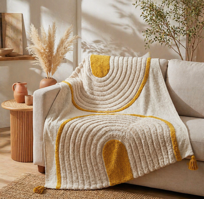 SNUG HAND TUFTED THROW