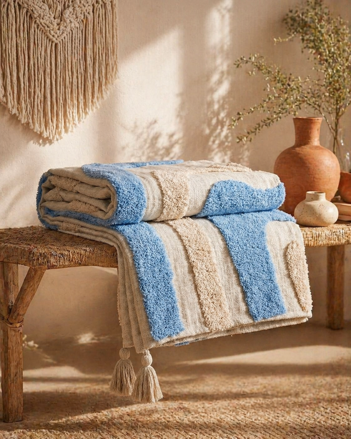 SNUG HAND TUFTED THROW