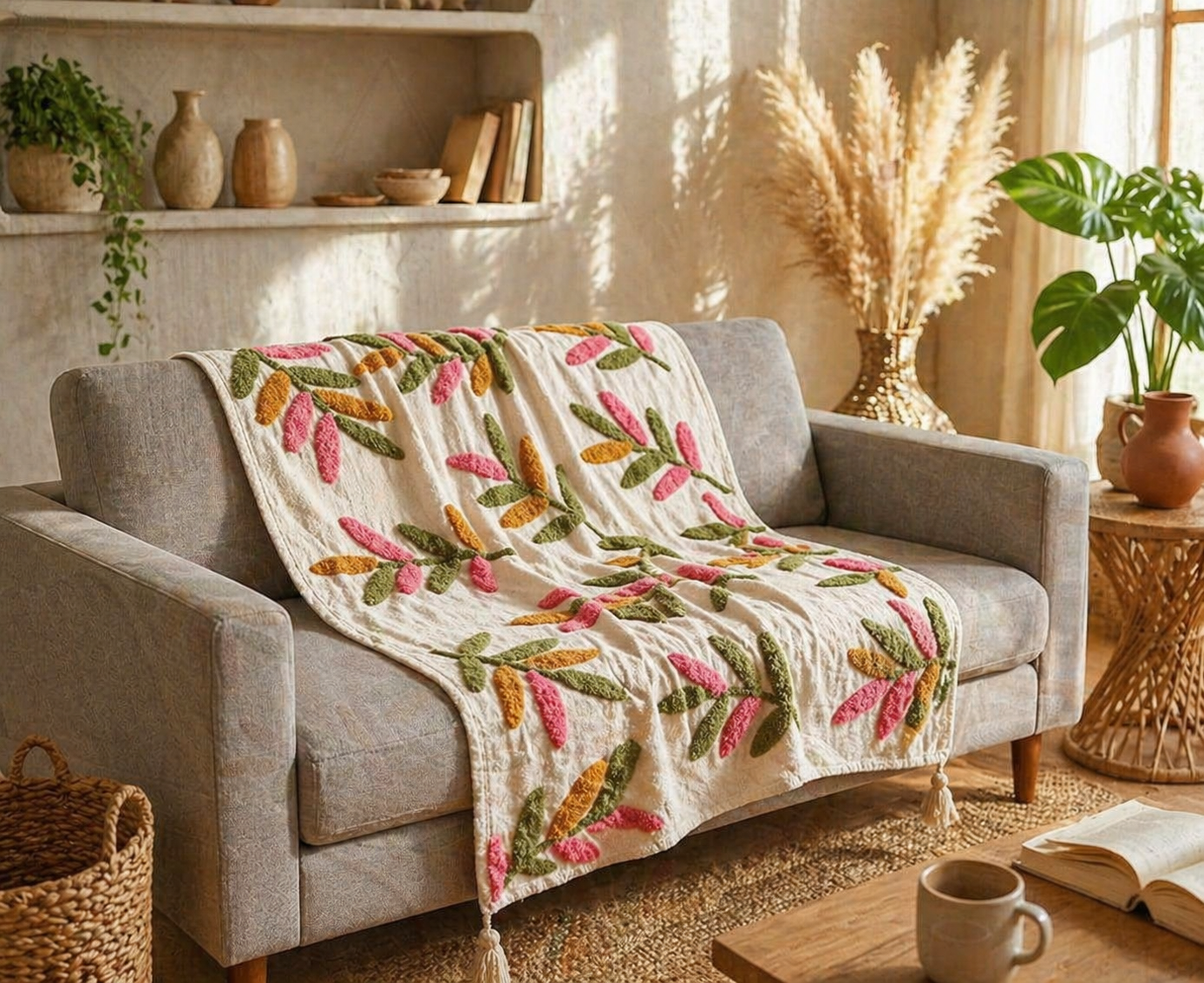 SNUG HAND TUFTED THROW