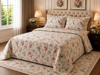 ANOKHI KING SIZE BEDSHEET (1+2)
