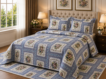 ANOKHI KING SIZE BEDSHEET (1+2)