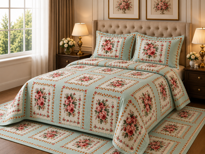 ANOKHI KING SIZE BEDSHEET (1+2)