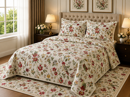 ANOKHI KING SIZE BEDSHEET (1+2)