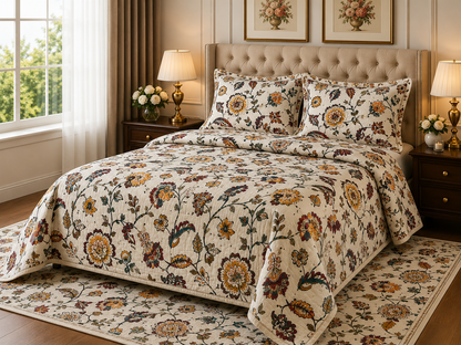 ANOKHI KING SIZE BEDSHEET (1+2)