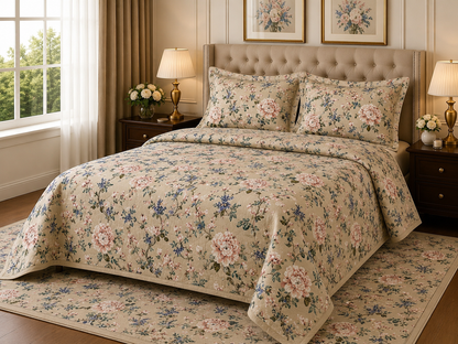 ANOKHI KING SIZE BEDSHEET (1+2)