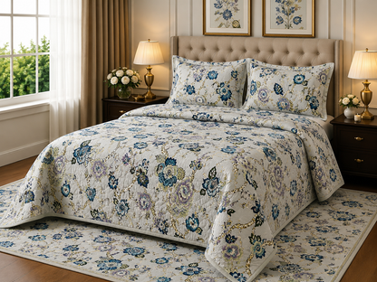 ANOKHI KING SIZE BEDSHEET (1+2)