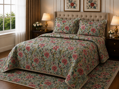ANOKHI KING SIZE BEDSHEET (1+2)