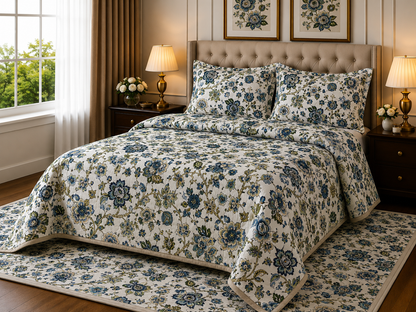 ANOKHI KING SIZE BEDSHEET (1+2)