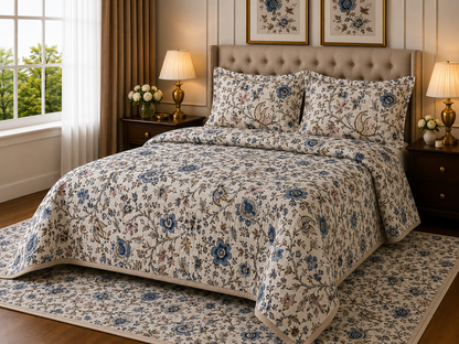 ANOKHI KING SIZE BEDSHEET (1+2)