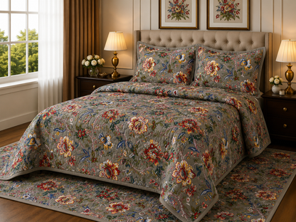 ANOKHI KING SIZE BEDSHEET (1+2)