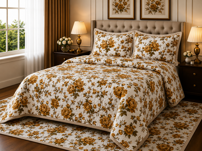 ANOKHI KING SIZE BEDSHEET (1+2)