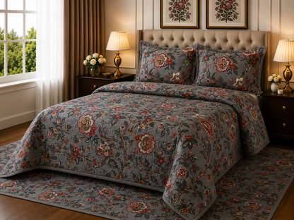 ANOKHI KING SIZE BEDSHEET (1+2)