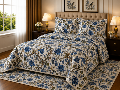 ANOKHI KING SIZE BEDSHEET (1+2)