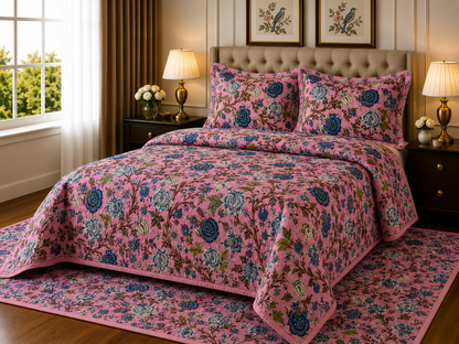 ANOKHI KING SIZE BEDSHEET (1+2)