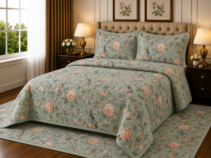 ANOKHI KING SIZE BEDSHEET (1+2)