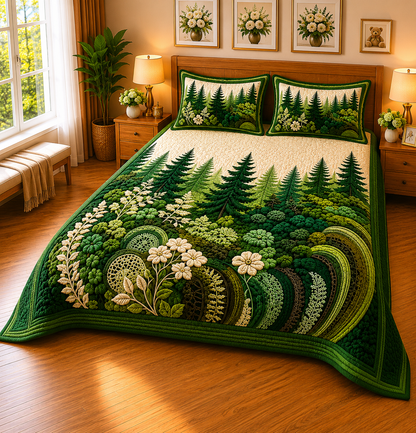 FAUX QUILTING EFFECTS DIGITAL PRINTS SUPERKING SIZE