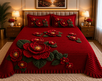 FAUX QUILTING EFFECTS DIGITAL PRINTS SUPERKING SIZE