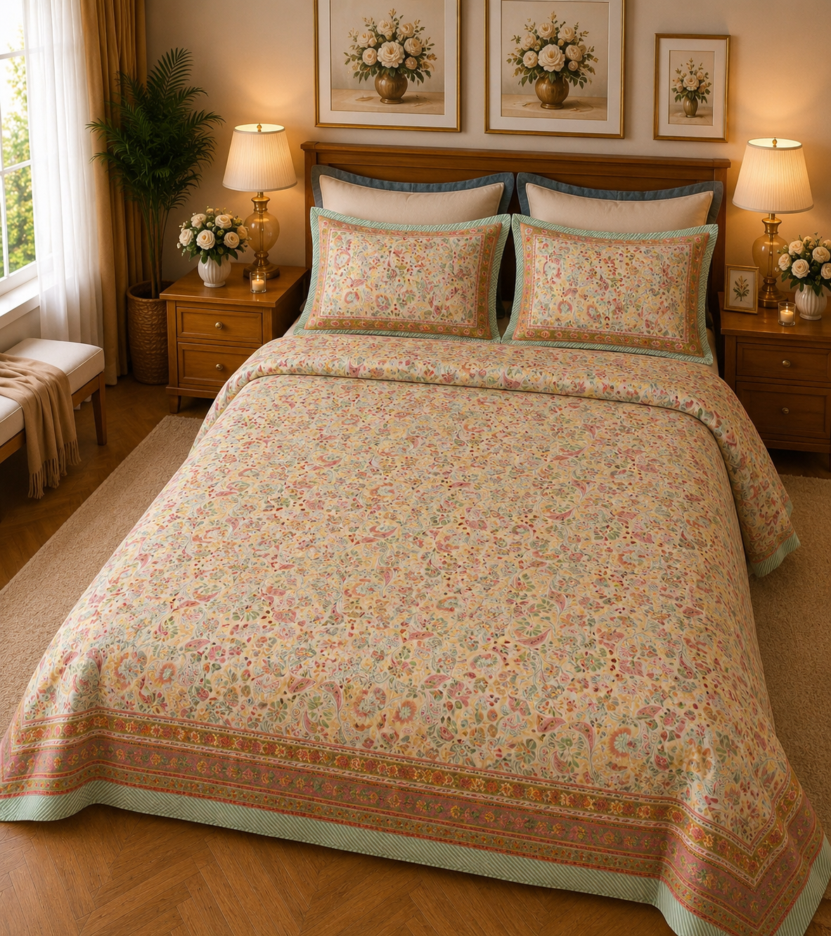 ROSE BLOCK PRINTS