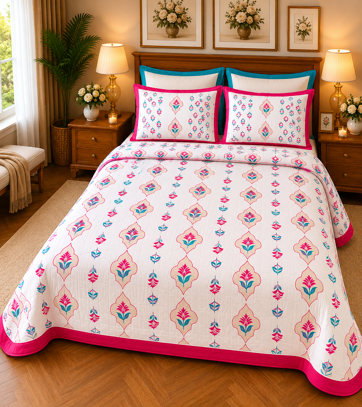 ROSE BLOCK PRINTS
