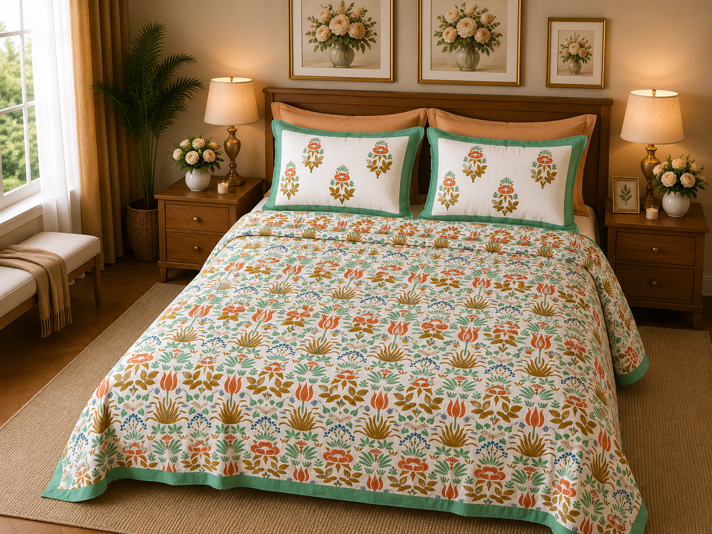 ROSE BLOCK PRINTS
