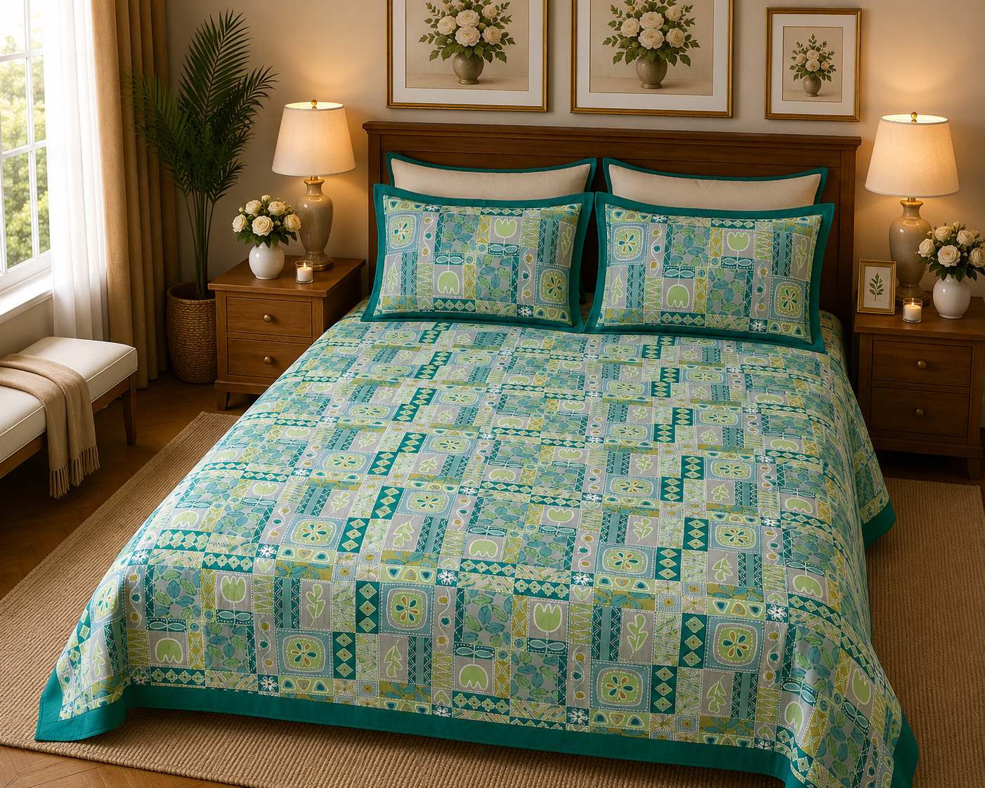 ROSE BLOCK PRINTS
