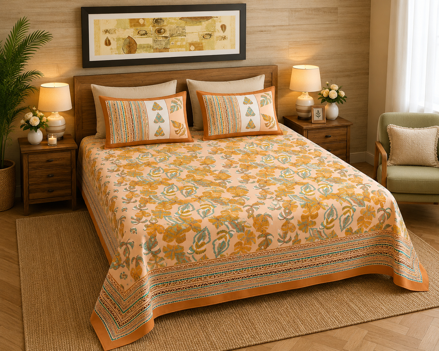 ROSE BLOCK PRINTS