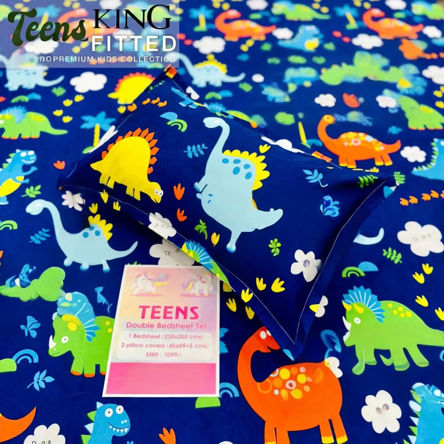 KIDS ELASTIC FITTED BEDSHEET