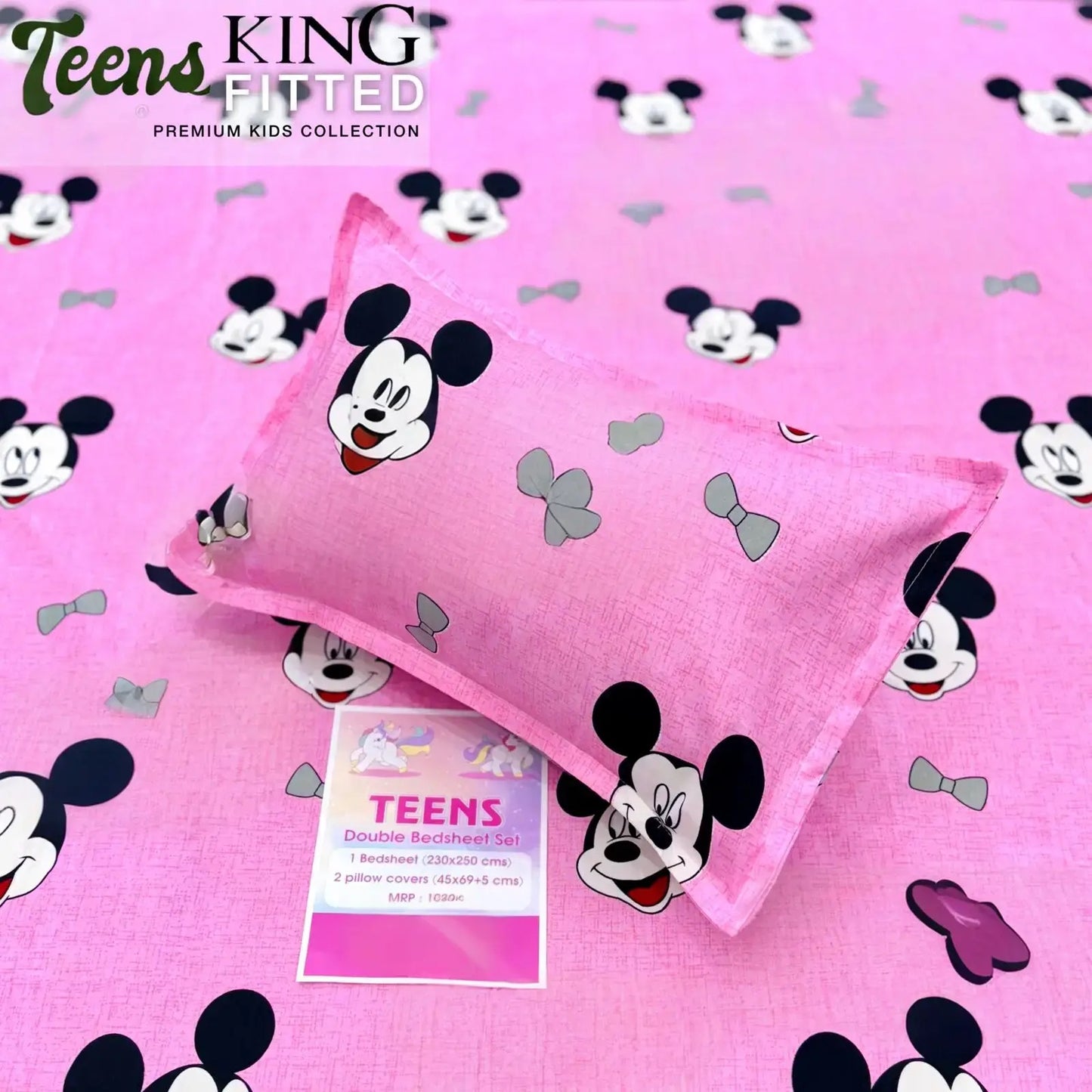 KIDS ELASTIC FITTED BEDSHEET