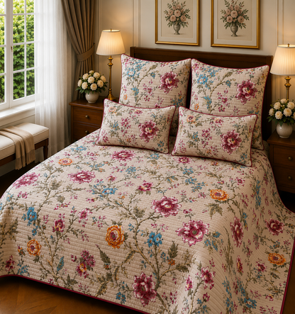 ANOKHI KING QUILTED 5 PCS SET