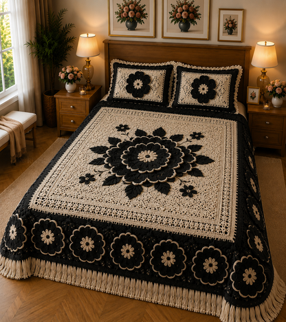 FAUX QUILTING EFFECTS DIGITAL PRINTS SUPERKING SIZE