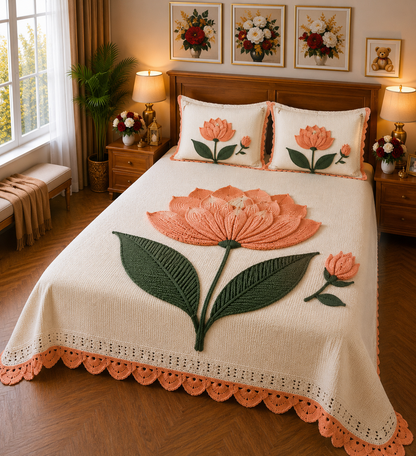 FAUX QUILTING EFFECTS DIGITAL PRINTS SUPERKING SIZE